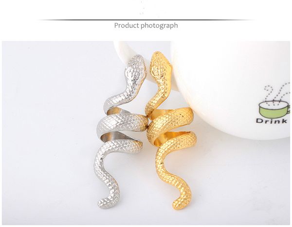 wholesale- hop jewelry gold rings punk exaggerated snake rings alloy gold rings for men, Silver
wholesale- hop jewelry gold rings punk exaggerated snake rings alloy gold rings for men, Silver