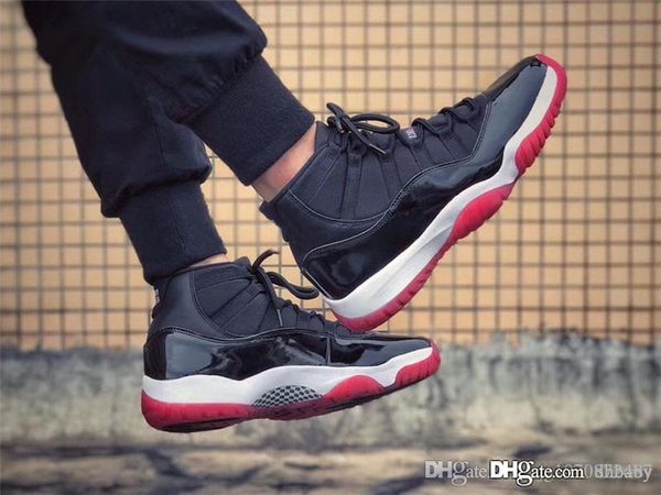 new release authentic 11 og bred men basketball shoes black red classic real carbon fiber 11s retro 23 sports sneakers 378037-061 with box
new release authentic 11 og bred men basketball shoes black red classic real carbon fiber 11s retro 23 sports sneakers 378037-061 with box
