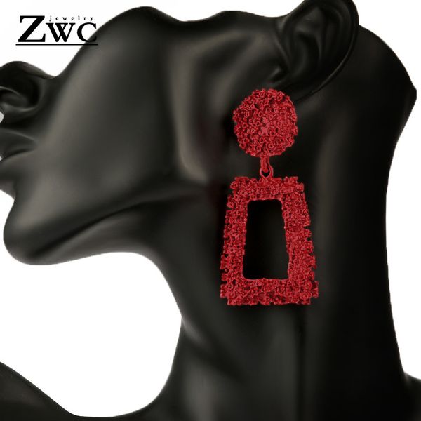 zwc new elegant big vintage metal earrings for women gold color geometric statement drop earring hanging fashion trend jewelry, Silver
zwc new elegant big vintage metal earrings for women gold color geometric statement drop earring hanging fashion trend jewelry, Silver