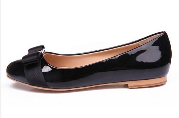 women flats shoes genuine leather ballet shoes woman bow tie designer flats ladies zapatos mujer sapato feminino brand, Black
women flats shoes genuine leather ballet shoes woman bow tie designer flats ladies zapatos mujer sapato feminino brand, Black