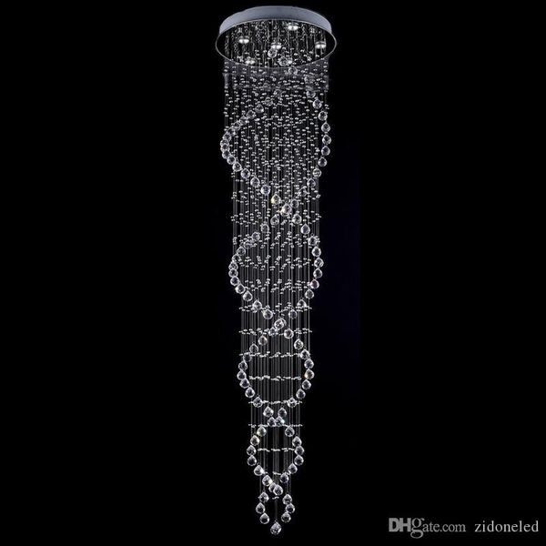 modern led k9 crystal chandeliers light fixture rain drop ceiling light for staircase stair lights luxury l villa vanity hanging lamp
modern led k9 crystal chandeliers light fixture rain drop ceiling light for staircase stair lights luxury l villa vanity hanging lamp