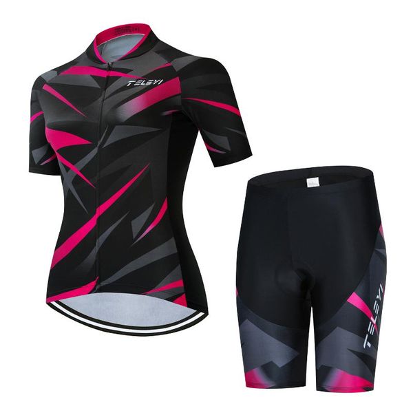 женщины с коротким рукавом джерси комплект mtb задействуя одежда ropa ciclismo лето дорожный велосипед одежды леди команда триатлон uniform, Black;blue
женщины с коротким рукавом джерси комплект mtb задействуя одежда ropa ciclismo лето дорожный велосипед одежды леди команда триатлон uniform, Black;blue