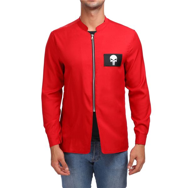 men's outerwear 2019 men's wear men casual skeleton embroidered casual zipper jacket, Black;brown
men's outerwear 2019 men's wear men casual skeleton embroidered casual zipper jacket, Black;brown