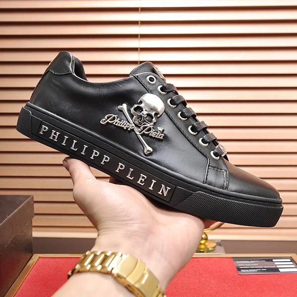 men shoes low casual shoes for men lo-sneakers skull chaussures de sport pour hommes mens shoes leather big size drop ship, Black
men shoes low casual shoes for men lo-sneakers skull chaussures de sport pour hommes mens shoes leather big size drop ship, Black