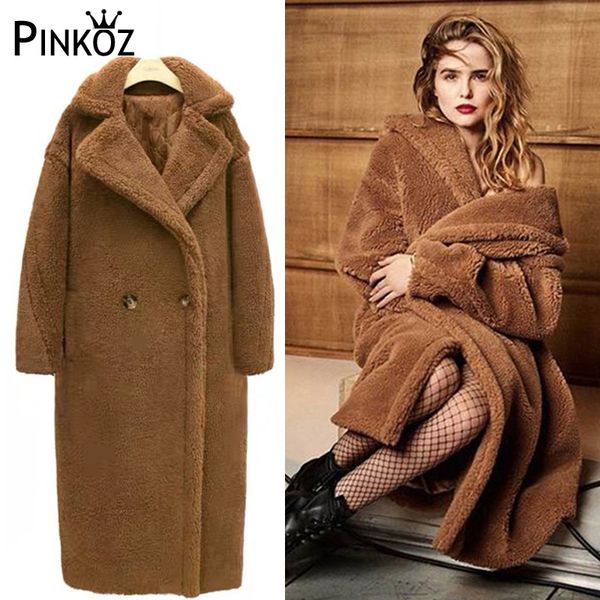 pinkoz runway celebrity style winter women warm long outwerwear long sleeve lapel collar loose thick female maxi coat, Black
pinkoz runway celebrity style winter women warm long outwerwear long sleeve lapel collar loose thick female maxi coat, Black