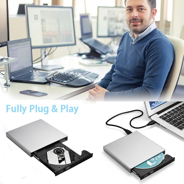 external dvd drive optical drive usb 2.0 cd rom player cd-rw burner writer reader recorder portatil for lapwindows pc fashion
external dvd drive optical drive usb 2.0 cd rom player cd-rw burner writer reader recorder portatil for lapwindows pc fashion