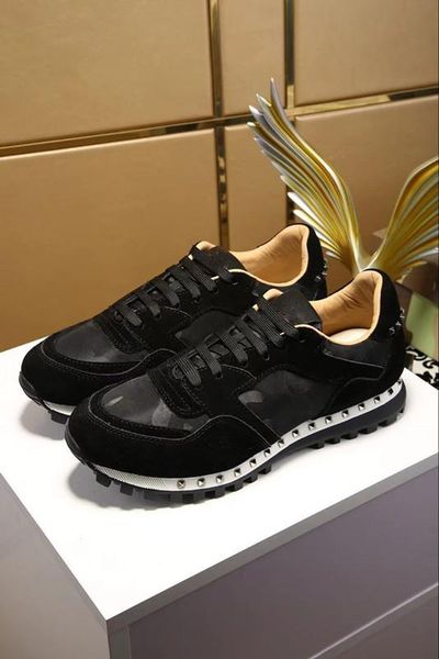 2019 luxury designer rock stud sneaker shoes women,men casual shoes rock runner trainer party wedding shoes uk01, Black
2019 luxury designer rock stud sneaker shoes women,men casual shoes rock runner trainer party wedding shoes uk01, Black