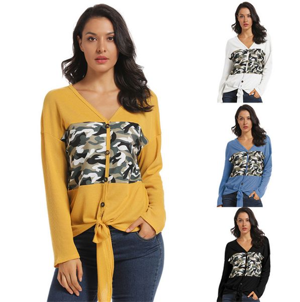 camouflage design woman winter sweater single breasted knotted style thin sweater coat contrast cardigan v neck loose women top, White
camouflage design woman winter sweater single breasted knotted style thin sweater coat contrast cardigan v neck loose women top, White