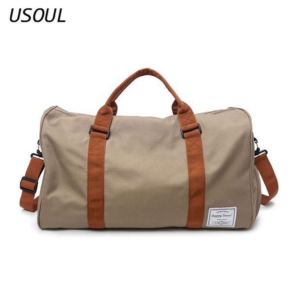 usoul new fashion luggage fitness bag leisure sports travel bag handbag