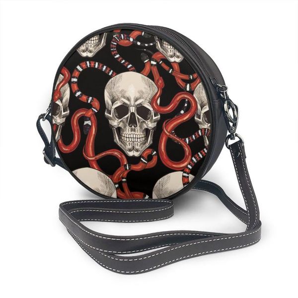 2020 summer women's fashion small round bag vintage skulls and red snakes shoulder bag messenger crossbody phone coin purse
2020 summer women's fashion small round bag vintage skulls and red snakes shoulder bag messenger crossbody phone coin purse