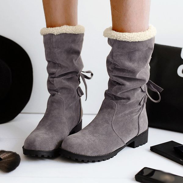 jaycosin winter woman calf boots warm lace-up casual shoes woman flats with suede comfortable round toe platform shoes, Black
jaycosin winter woman calf boots warm lace-up casual shoes woman flats with suede comfortable round toe platform shoes, Black