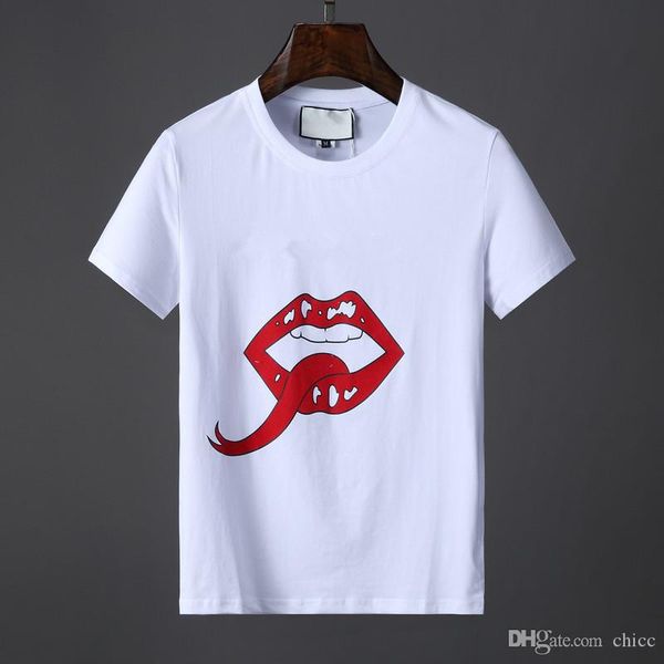 2019 t-shirt with mouth cotton new o-neck short sleeve t-shirt brand men t-shirts casual style sport women t-shirts, White;black
2019 t-shirt with mouth cotton new o-neck short sleeve t-shirt brand men t-shirts casual style sport women t-shirts, White;black