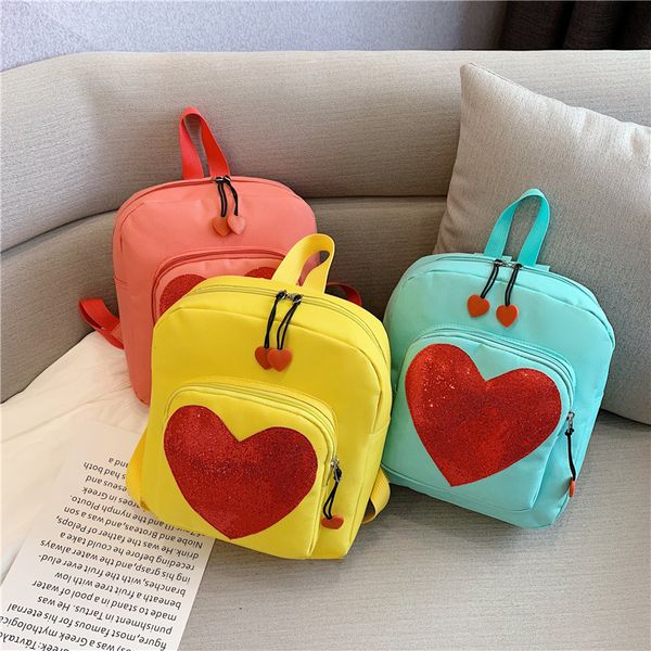 fashion girl's backpack nylon lovely candy color sequin love heart-shaped children backpack kindergarten kids small book bag
fashion girl's backpack nylon lovely candy color sequin love heart-shaped children backpack kindergarten kids small book bag