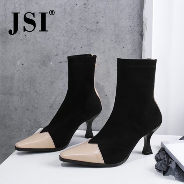 jsi women mid-calf handmade boots lace-up pointed toe high heel boots women genuine leather zipper shoes for jo267, Black
jsi women mid-calf handmade boots lace-up pointed toe high heel boots women genuine leather zipper shoes for jo267, Black