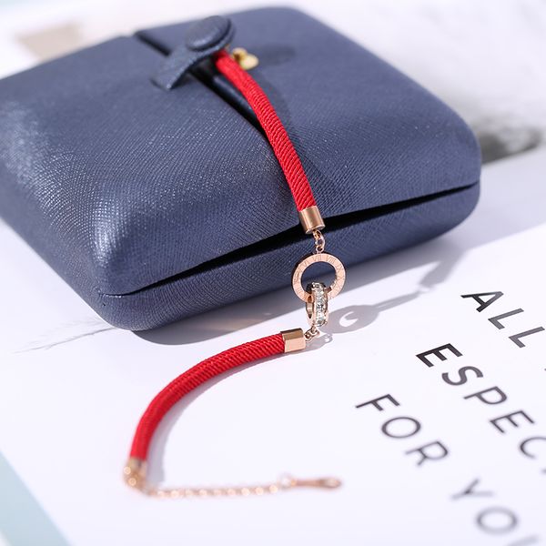 yun ruo new arrival fashion red line zircon bracelet woman chain gift rose gold color fashion stainless steel jewelry never fade, Black
yun ruo new arrival fashion red line zircon bracelet woman chain gift rose gold color fashion stainless steel jewelry never fade, Black