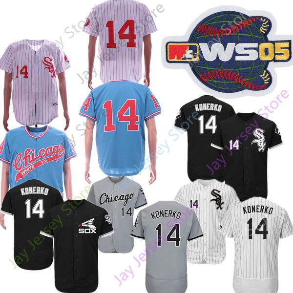 Custom Chicago 14 Paul Konerko Jersey 2005 World Series White Sox Jerseys Cooperstown Cool Base Flexbase Home Away Men Women Youth
Custom Chicago 14 Paul Konerko Jersey 2005 World Series White Sox Jerseys Cooperstown Cool Base Flexbase Home Away Men Women Youth