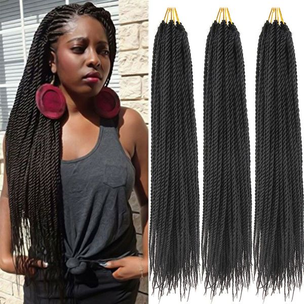 selling 3pcs/lot 18 inch senegalese twist crochet braids 30strands/pcs synthetic crochet braiding hair extensions senegalese twist hair, Black
selling 3pcs/lot 18 inch senegalese twist crochet braids 30strands/pcs synthetic crochet braiding hair extensions senegalese twist hair, Black