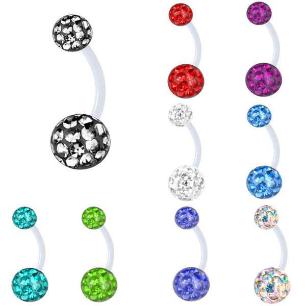 shellhard bioflex flexible belly button ring shellhard crystal navel barbell ring pregnancy maternity piercing body jewelry, Slivery;golden
shellhard bioflex flexible belly button ring shellhard crystal navel barbell ring pregnancy maternity piercing body jewelry, Slivery;golden