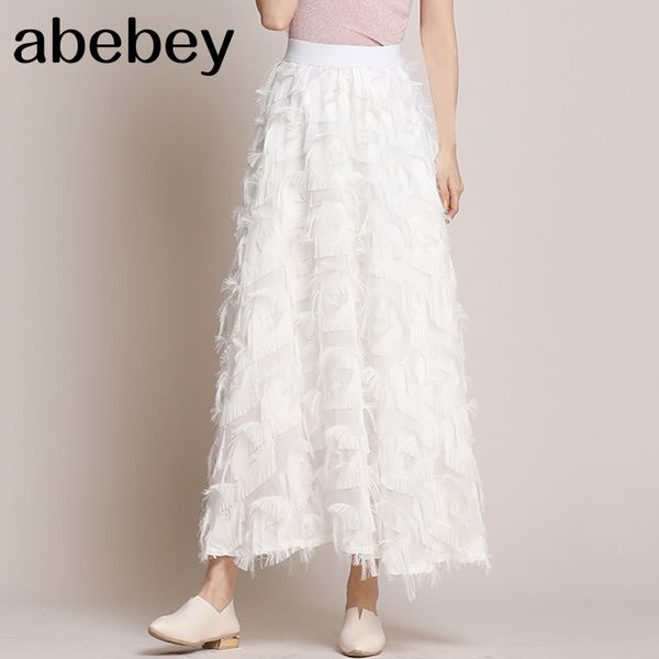 2020 spring new fashion black white tassels stitching big pendulum long type half-body skirt women yc237
2020 spring new fashion black white tassels stitching big pendulum long type half-body skirt women yc237