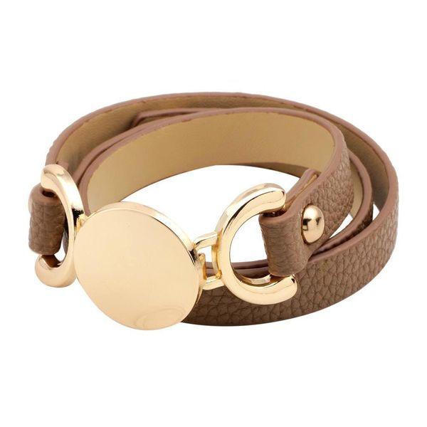 double leather diy girls charm bracelets for women round charms bracelets bangles real leather wrap bracelet statement jewelry, Golden;silver 
double leather diy girls charm bracelets for women round charms bracelets bangles real leather wrap bracelet statement jewelry, Golden;silver