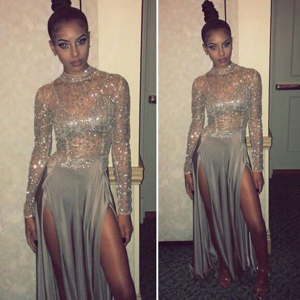 vintage women long sleeve sequined dress see through long beach dress 2019 summer female vestidos, Black;gray
vintage women long sleeve sequined dress see through long beach dress 2019 summer female vestidos, Black;gray