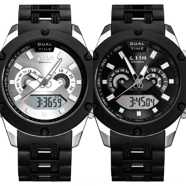 611 luminous watch plastic particle with multi-function luminous dual movement waterproof outdoor belt men's watch, Blue
611 luminous watch plastic particle with multi-function luminous dual movement waterproof outdoor belt men's watch, Blue