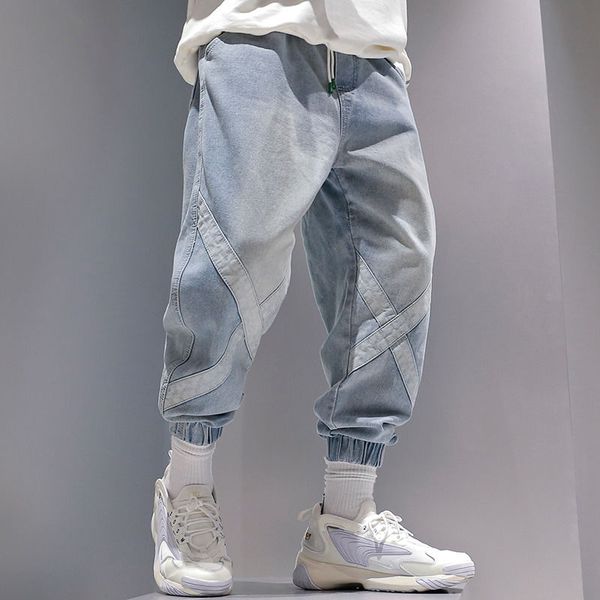 jeans men new korean-style jeans men fashion casual loose and plus size hip hop ankle banded pants, Blue
jeans men new korean-style jeans men fashion casual loose and plus size hip hop ankle banded pants, Blue