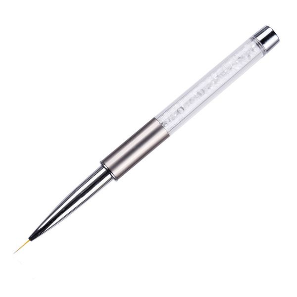 1pc 10mm nail art brush painting flower drawing line pen manicure crystal rhinestone metal acrylic uv gel polish tip design tool, Yellow
1pc 10mm nail art brush painting flower drawing line pen manicure crystal rhinestone metal acrylic uv gel polish tip design tool, Yellow