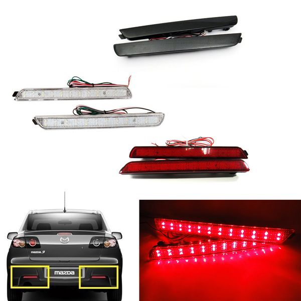 2x for 04-09 6 atenza rear bumper led tail brake srunning light backup reverse reflector lamp 12v red smoke clear lens
2x for 04-09 6 atenza rear bumper led tail brake srunning light backup reverse reflector lamp 12v red smoke clear lens
