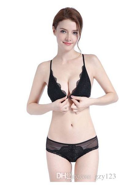 new triangle cup no steel ring bra thin hook flower front buckle lace bra y-type beauty back underwear set, Red;black
new triangle cup no steel ring bra thin hook flower front buckle lace bra y-type beauty back underwear set, Red;black
