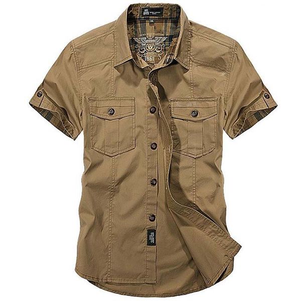 new fashion cotton casual shirts summer mens shirts short sleeve turn-down collar military style male clothing plus size 4xl, White;black
new fashion cotton casual shirts summer mens shirts short sleeve turn-down collar military style male clothing plus size 4xl, White;black