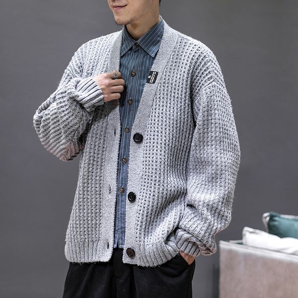 winter cardigan men fashion solid color casual v-neck knit sweater jacket men streetwear wild loose sweter male clothes -3xl, White;black
winter cardigan men fashion solid color casual v-neck knit sweater jacket men streetwear wild loose sweter male clothes -3xl, White;black