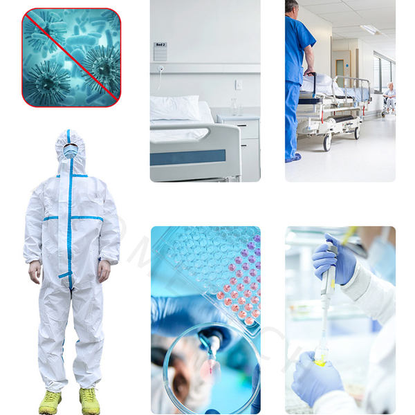 disposable hazmat suit anti-epidemic antibacterial plastic closures protection suit protective clothing coveralls antistatic
disposable hazmat suit anti-epidemic antibacterial plastic closures protection suit protective clothing coveralls antistatic
