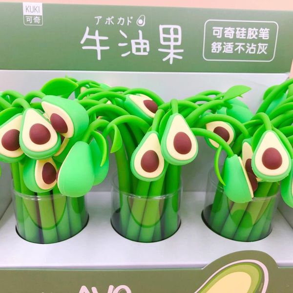 creative avocado gel pen cute 0.5mm silicone black ink signature pen school office supplies promotional gift
creative avocado gel pen cute 0.5mm silicone black ink signature pen school office supplies promotional gift