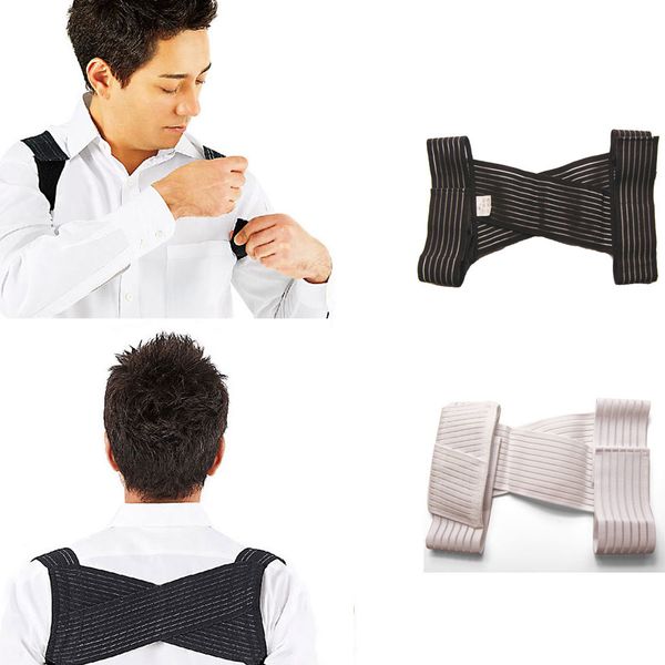 1pcs adjustable posture corrector corset back brace relieves neck back and spine pain improves posture (black,white
1pcs adjustable posture corrector corset back brace relieves neck back and spine pain improves posture (black,white