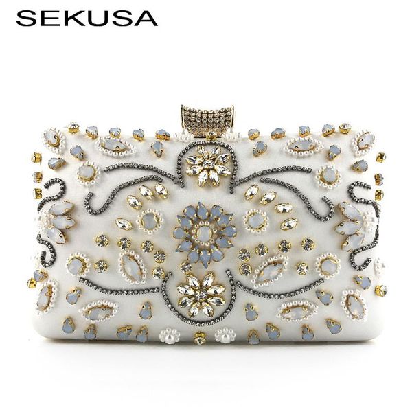 sekusa embroidery small day clutch diamonds mini evening bags gold blakc silver shoulder chain handbags purse
sekusa embroidery small day clutch diamonds mini evening bags gold blakc silver shoulder chain handbags purse