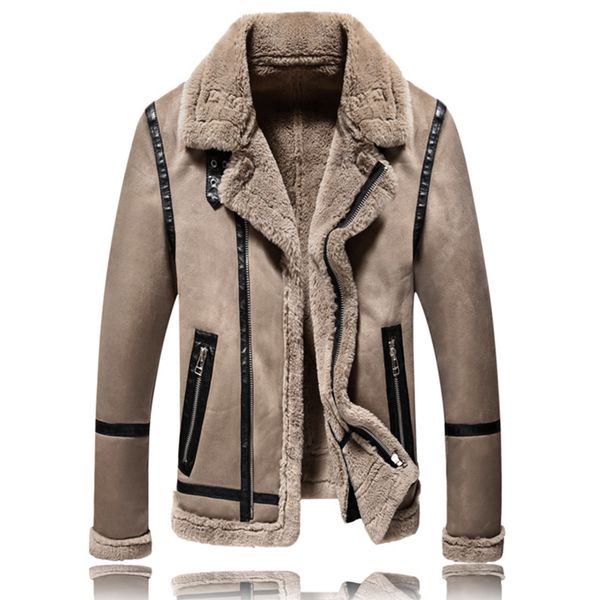 men's fur & faux aboorun mens suede jacket and coat pu leather patchwork plus size casual fleece warm outwear for male r2844, Black
men's fur & faux aboorun mens suede jacket and coat pu leather patchwork plus size casual fleece warm outwear for male r2844, Black