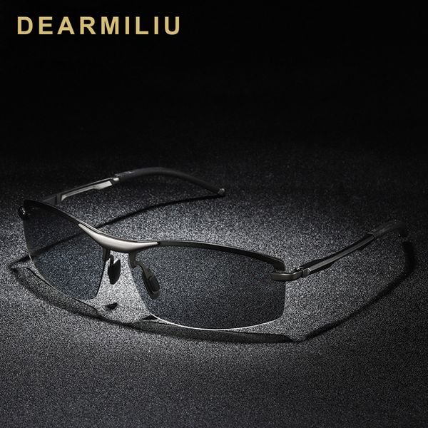 dearmiliu brand pchromic sunglasses men semi-rimless polarized driving lens sun glasses uv400 frame eyewear gafas de so, White;black
dearmiliu brand pchromic sunglasses men semi-rimless polarized driving lens sun glasses uv400 frame eyewear gafas de so, White;black