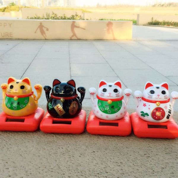 car doll ornaments abs material creative solar car dashboard cartoon 4 lucky cat shaking head gifts decoration accessories
car doll ornaments abs material creative solar car dashboard cartoon 4 lucky cat shaking head gifts decoration accessories