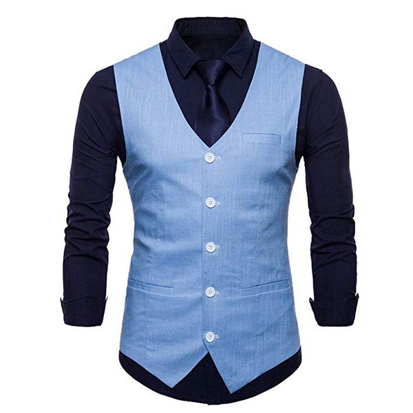 mens vneck sleeveless blazer slim fitted waistcoat solid vest for spring summer vests mens dress vest wedding waistcoat, White;black
mens vneck sleeveless blazer slim fitted waistcoat solid vest for spring summer vests mens dress vest wedding waistcoat, White;black