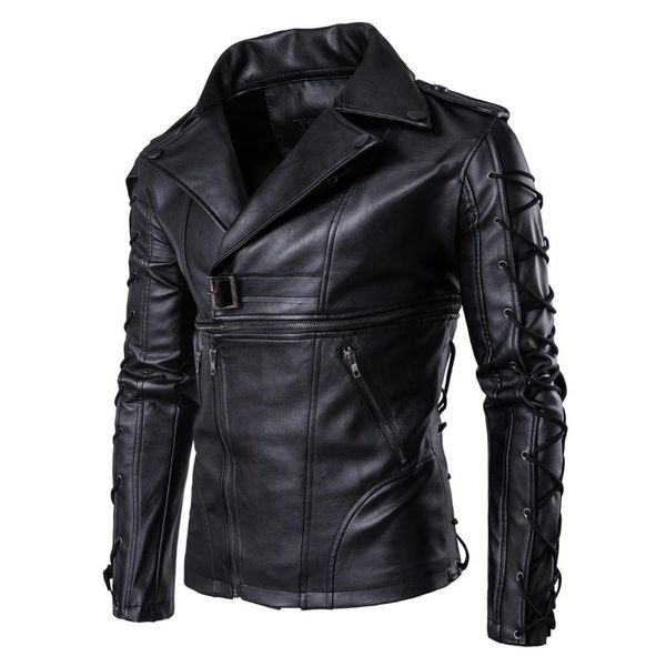2019 design motorcycle bomber leather jacket men autumn turn-down collar slim fit male leather jacket coats 5xl, Black
2019 design motorcycle bomber leather jacket men autumn turn-down collar slim fit male leather jacket coats 5xl, Black