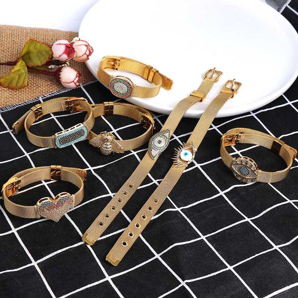 charm bracelets fashionsnoops personalized bangle women slide bracelet gold color wristband stainless steel party jewelry gifts, Golden;silver
charm bracelets fashionsnoops personalized bangle women slide bracelet gold color wristband stainless steel party jewelry gifts, Golden;silver