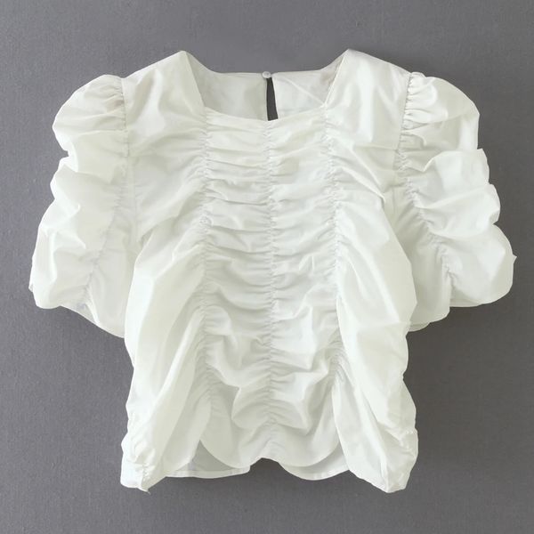 women's blouses & shirts 2021 women fashion puff sleeve black white color casual smock blouse office ladies pleated chic blusas ls6629
women's blouses & shirts 2021 women fashion puff sleeve black white color casual smock blouse office ladies pleated chic blusas ls6629