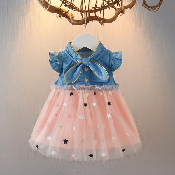a16 one year old baby baby skirt princess cotton summer flying sleeves star yarn skirt girls cowboy newborn dress child 2020, Blue
a16 one year old baby baby skirt princess cotton summer flying sleeves star yarn skirt girls cowboy newborn dress child 2020, Blue