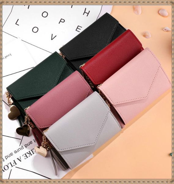 mini tassel wallet women fashion purse female short mini wallets korean students lovely purse female small wallet for women, Red;black
mini tassel wallet women fashion purse female short mini wallets korean students lovely purse female small wallet for women, Red;black