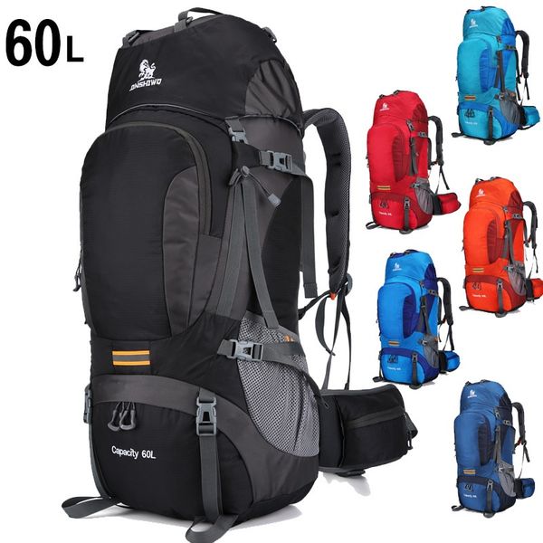 outdoor bags 60l mountaineering camping rucksack men sports backpack large waterproof hiking equipment
outdoor bags 60l mountaineering camping rucksack men sports backpack large waterproof hiking equipment