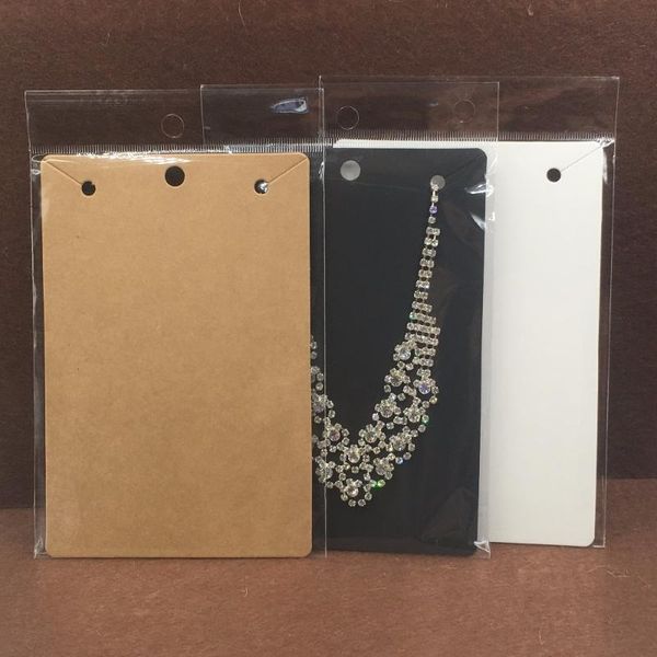50pcs 15*10cm kraft necklace cards+50pcs opp bags, big necklace packaging displays card and blank pendant paper cards, Black;white
50pcs 15*10cm kraft necklace cards+50pcs opp bags, big necklace packaging displays card and blank pendant paper cards, Black;white