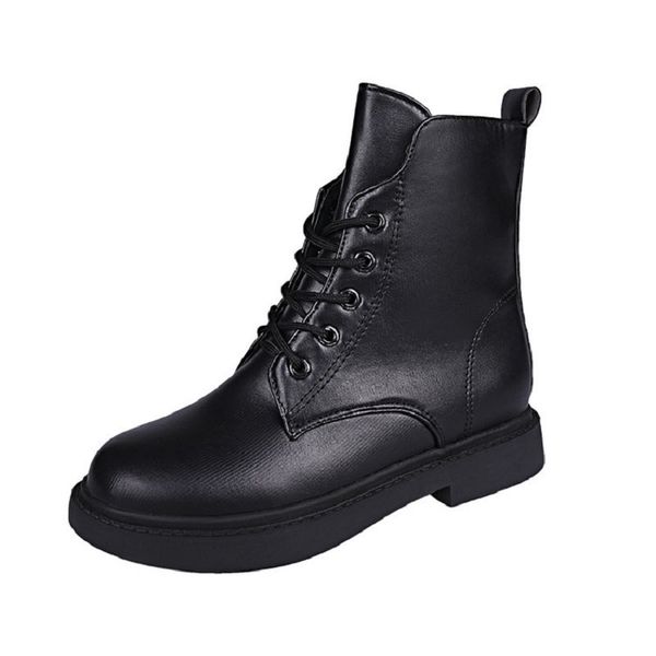 aleafalling women winter boots ankle lace up black simple smart shoes girl's soft leather high tube for winter autunmn boots
aleafalling women winter boots ankle lace up black simple smart shoes girl's soft leather high tube for winter autunmn boots
