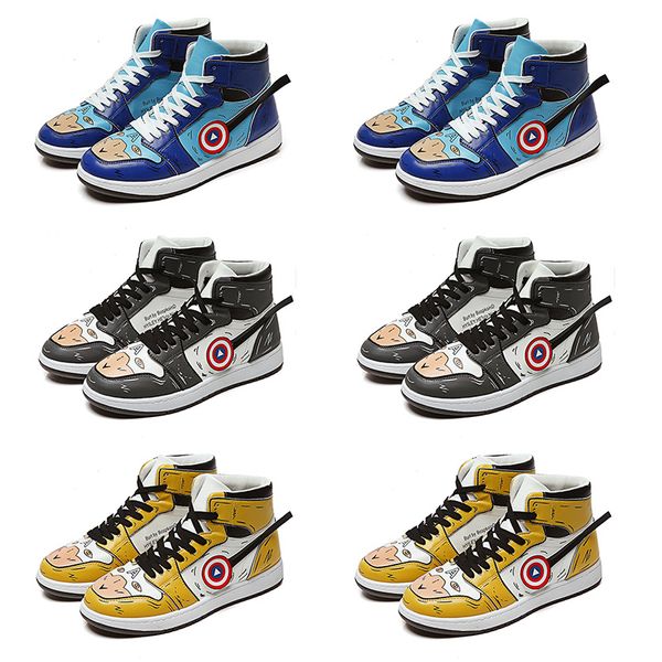 wholesale for fashion men women flat shoes colorful yellow black white blue leather cushion sport trainers sneakers 39-44, White;red
wholesale for fashion men women flat shoes colorful yellow black white blue leather cushion sport trainers sneakers 39-44, White;red