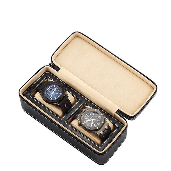 watch display storage box case tray zippered travel watch collector case faux leather black, Black;blue
watch display storage box case tray zippered travel watch collector case faux leather black, Black;blue